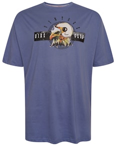 Cotton Valley Eagle Print T-Shirt Denim